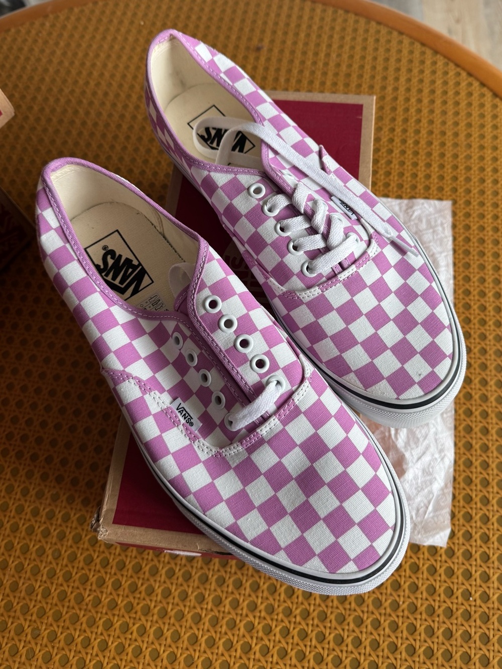 VANS Classic Authentic Checkerboard Shoe